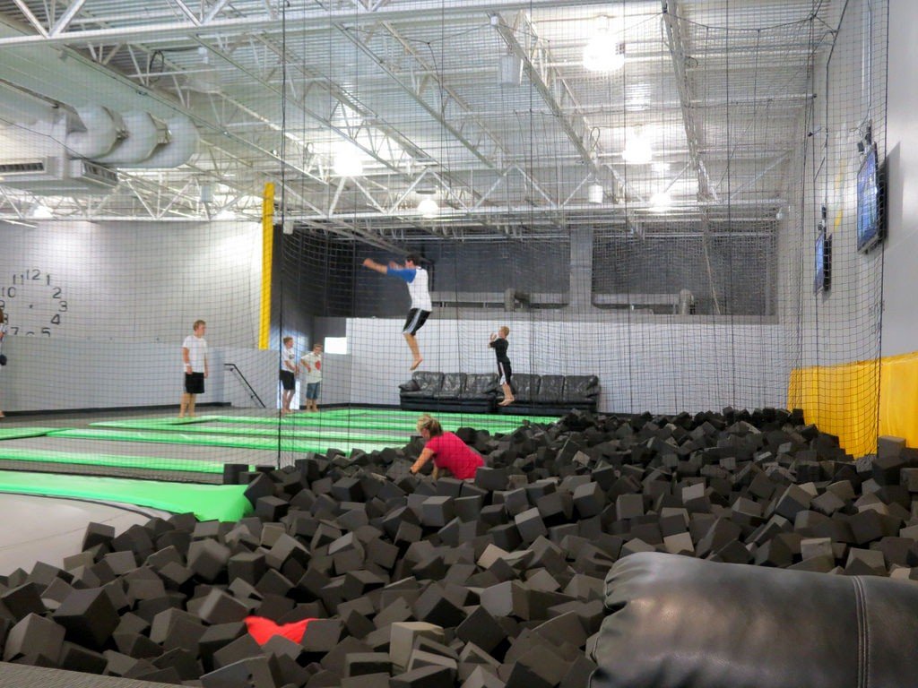 foam pits at get air trampoline park